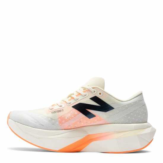 Дамски маратонки за бягане New Balance Fuelcell Supercomp Elite V4 Running Shoes Womens Бяло/Оранжево New Balance Fuelcell Supercomp Elite V4 Running Shoes Womens Бяло/Оранжево Дамски маратонки за бягане