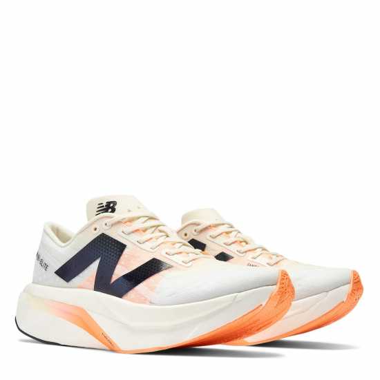 Дамски маратонки за бягане New Balance Fuelcell Supercomp Elite V4 Running Shoes Womens Бяло/Оранжево New Balance Fuelcell Supercomp Elite V4 Running Shoes Womens Бяло/Оранжево Дамски маратонки за бягане