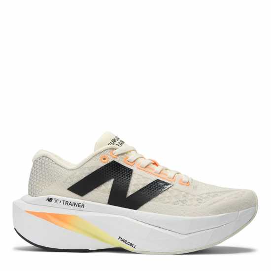 Мъжки маратонки New Balance Fuelcell Supercomp V3 Trainers Mens Бяло/Манго New Balance Fuelcell Supercomp V3 Trainers Mens Бяло/Манго Мъжки маратонки