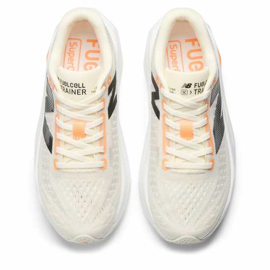 Мъжки маратонки New Balance Fuelcell Supercomp V3 Trainers Mens Бяло/Манго New Balance Fuelcell Supercomp V3 Trainers Mens Бяло/Манго Мъжки маратонки