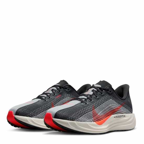 Nike Pegasus Plus Trainers Mens Grey/Crimson Мъжки маратонки