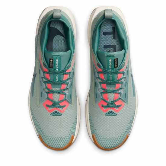 Nike Мъжки Обувки За Бягане Pegasus Trail 5 Gore-Tex Running Shoes Mens Джейд Хоризонт Nike Мъжки Обувки За Бягане Pegasus Trail 5 Gore-Tex Running Shoes Mens Джейд Хоризонт