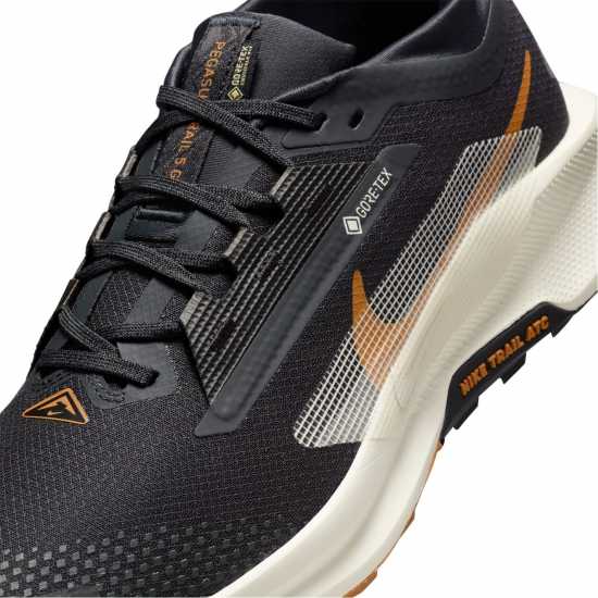 Nike Мъжки Обувки За Бягане Pegasus Trail 5 Gore-Tex Running Shoes Mens Оф Ноар Nike Мъжки Обувки За Бягане Pegasus Trail 5 Gore-Tex Running Shoes Mens Оф Ноар