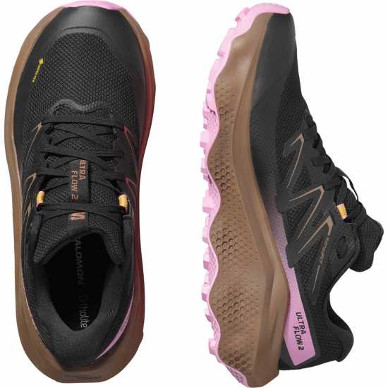 Дамски туристически сандали Salomon Shoes Ultra Flow 2 Gtx W Black/iron/cycl Trail Running Womens Salomon Shoes Ultra Flow 2 Gtx W Black/iron/cycl Trail Running Womens Дамски туристически сандали