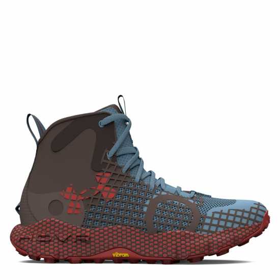 Under Armour Hovr Ridge Trek Waterproof Trail Shoes Mens Синьо Мъжки високи кецове