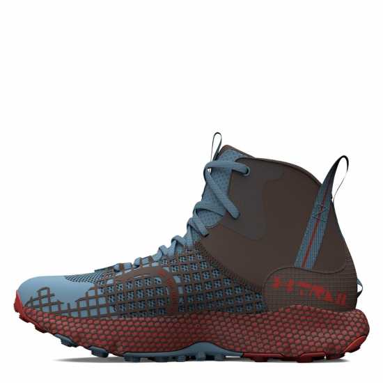 Under Armour Hovr Ridge Trek Waterproof Trail Shoes Mens Синьо Мъжки високи кецове