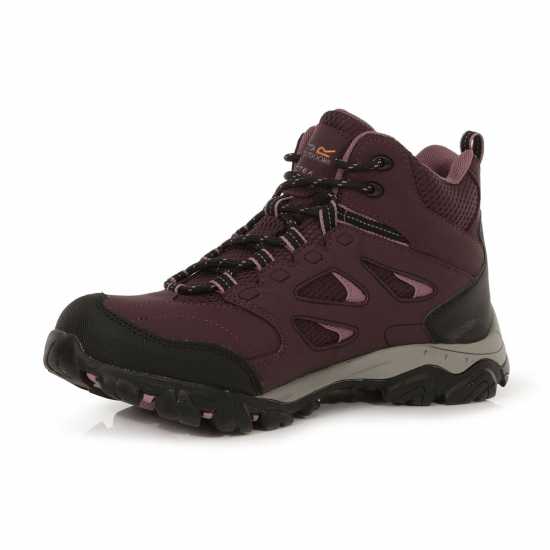 Туристически Обувки Regatta Lady Holcombe Iep Mid Walking Boots DkBurg/Black Дамски туристически обувки