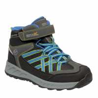 Regatta Туристически Обувки Samaris Junior Velcro Mid Walking Boots Briar/FrBlue Детски туристически обувки