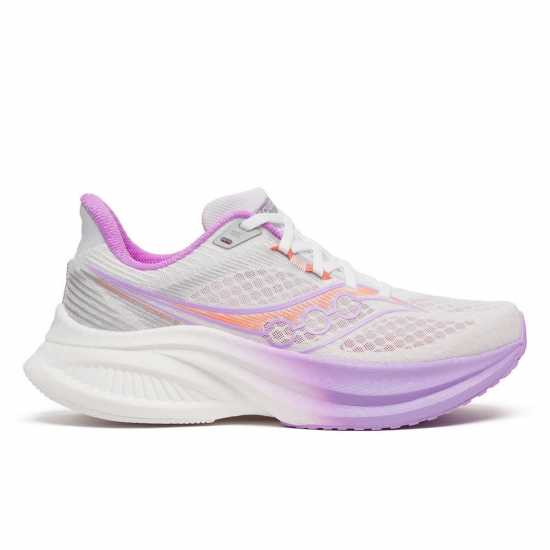 Дамски маратонки за бягане Saucony Endorphin Speed 5 Shoes Womens White/Crocus Saucony Endorphin Speed 5 Shoes Womens White/Crocus Дамски маратонки за бягане