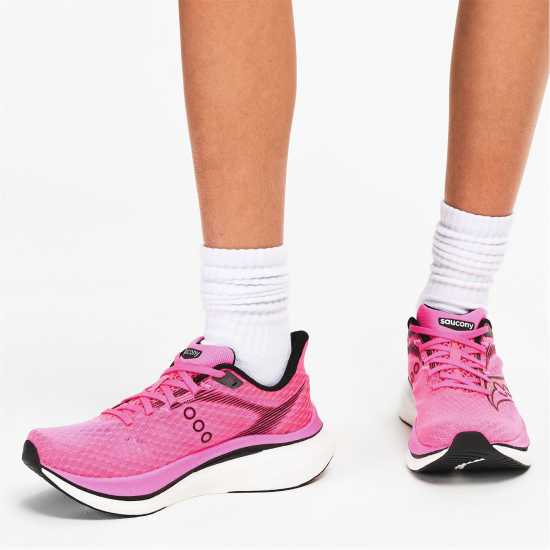 Saucony Endorphin Speed 5 (Womens) Shock/Black 