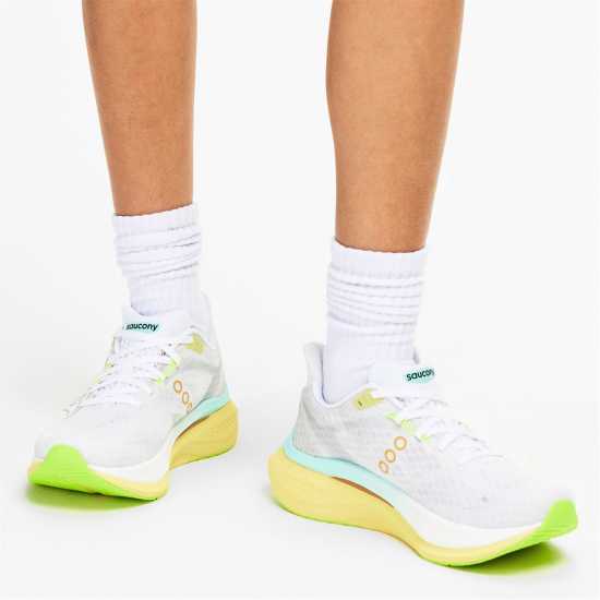 Saucony Endorphin Speed 5 (Womens) White/Tender Saucony Endorphin Speed 5 (Womens) White/Tender