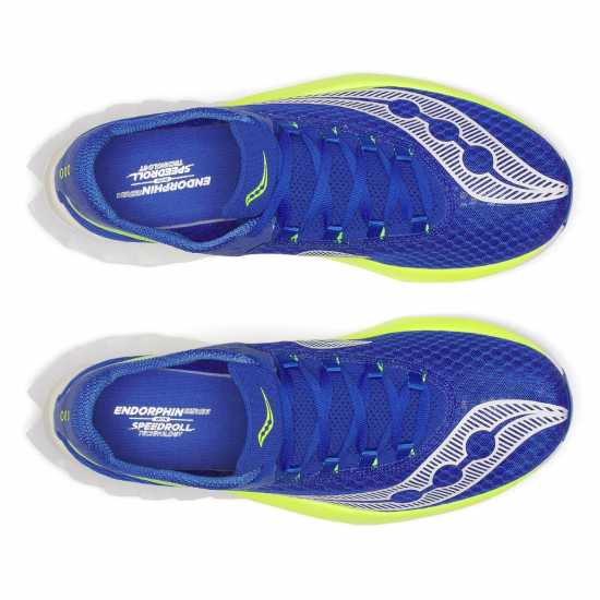 Saucony Мъжки Обувки За Бягане Endorphin Pro 4 Running Shoes Mens Lapis/Citron Мъжки маратонки