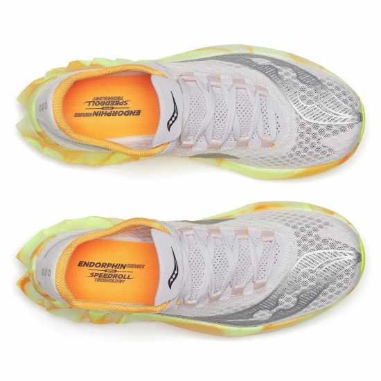 Дамски маратонки за бягане Saucony Endorphin Pro 4 Trainers Womens Мъгла/Люспа Saucony Endorphin Pro 4 Trainers Womens Мъгла/Люспа Дамски маратонки за бягане