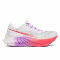 Saucony Endorphin Pro 4 Trainers Womens White/Crocus Дамски маратонки за бягане