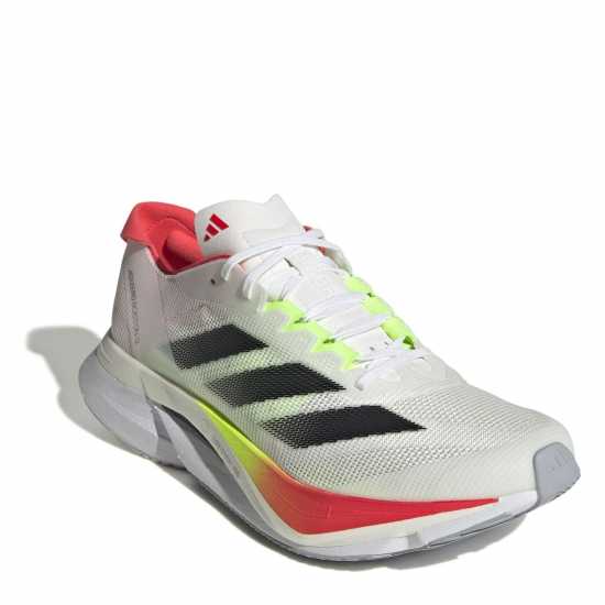 Adidas Adizero Boston 12 Road Running Shoes Womens FTWWHT/CBLACK/L" (This is a product code and does not requir 