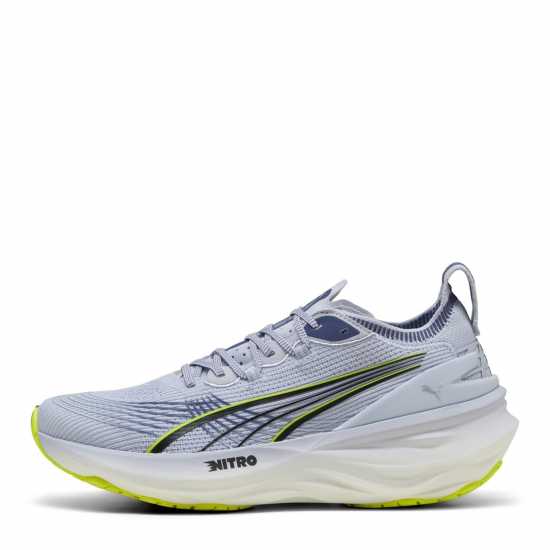 Puma Men's Foreverrun Nitro 2 Everyday Stable Road Running Shoes Grey-Blue-Yel 