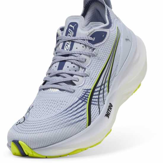Puma Men's Foreverrun Nitro 2 Everyday Stable Road Running Shoes Grey-Blue-Yel 