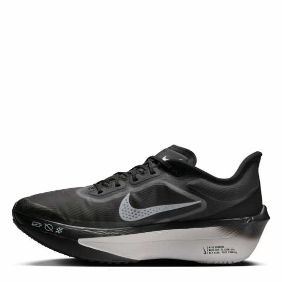 Nike Мъжки Обувки За Бягане Zoom Fly 6 Road Running Shoes Mens Черно/Бяло Nike Мъжки Обувки За Бягане Zoom Fly 6 Road Running Shoes Mens Черно/Бяло