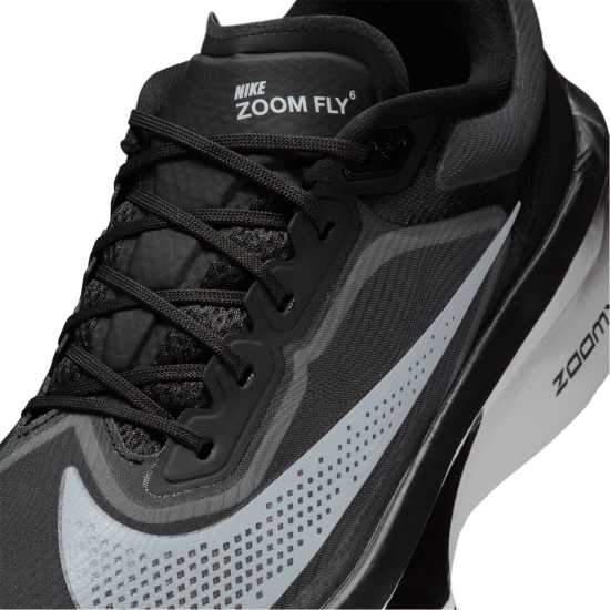 Nike Мъжки Обувки За Бягане Zoom Fly 6 Road Running Shoes Mens Черно/Бяло Nike Мъжки Обувки За Бягане Zoom Fly 6 Road Running Shoes Mens Черно/Бяло