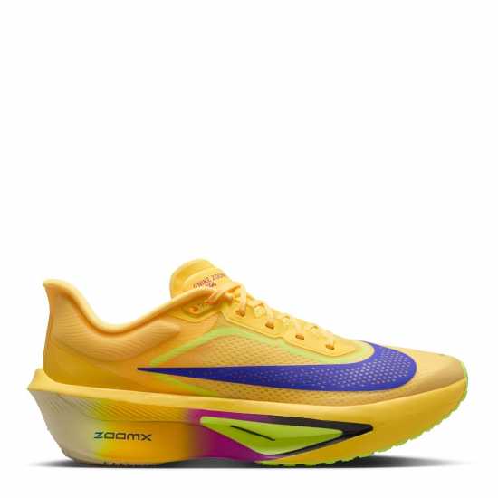 Nike Мъжки Обувки За Бягане Zoom Fly 6 Road Running Shoes Mens Citron Pulse 