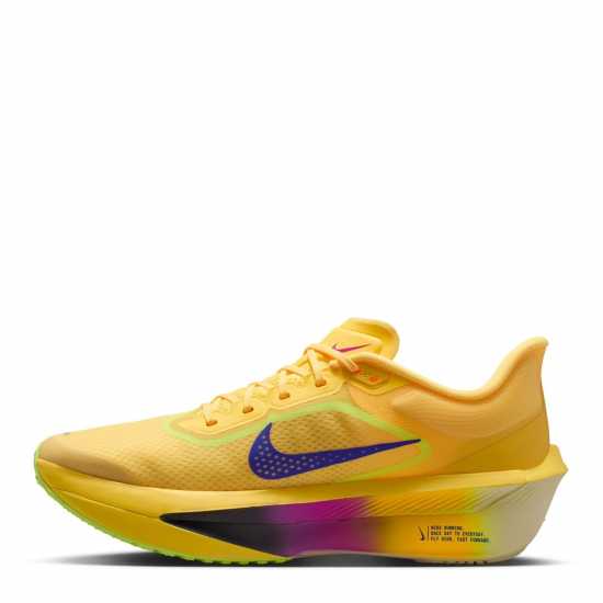 Nike Мъжки Обувки За Бягане Zoom Fly 6 Road Running Shoes Mens Citron Pulse 
