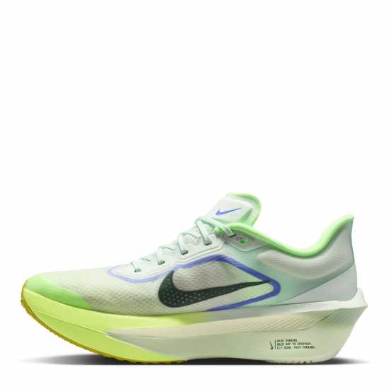 Nike Мъжки Обувки За Бягане Zoom Fly 6 Road Running Shoes Mens Green/Volt 