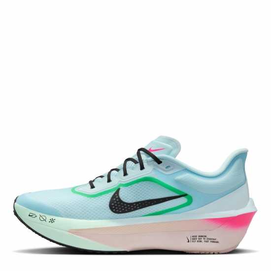 Nike Мъжки Обувки За Бягане Zoom Fly 6 Road Running Shoes Mens Glacier Ice 