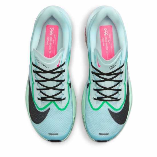 Nike Мъжки Обувки За Бягане Zoom Fly 6 Road Running Shoes Mens Glacier Ice 