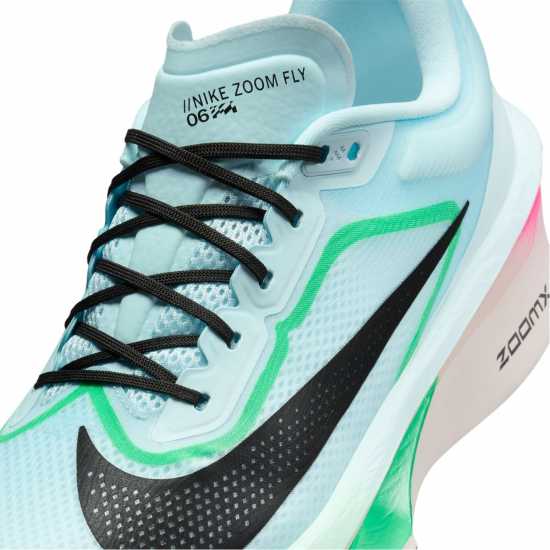 Nike Мъжки Обувки За Бягане Zoom Fly 6 Road Running Shoes Mens Glacier Ice 