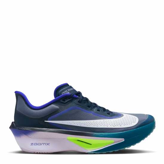 Nike Мъжки Обувки За Бягане Zoom Fly 6 Road Running Shoes Mens Обсидиан/Бял Nike Мъжки Обувки За Бягане Zoom Fly 6 Road Running Shoes Mens Обсидиан/Бял