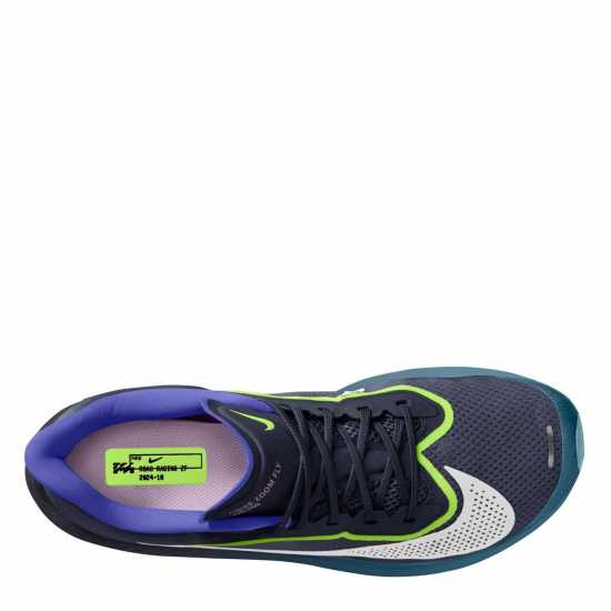 Nike Мъжки Обувки За Бягане Zoom Fly 6 Road Running Shoes Mens Обсидиан/Бял Nike Мъжки Обувки За Бягане Zoom Fly 6 Road Running Shoes Mens Обсидиан/Бял