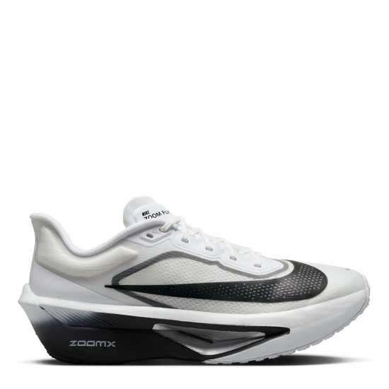 Nike Мъжки Обувки За Бягане Zoom Fly 6 Road Running Shoes Mens Бяло/Черно Nike Мъжки Обувки За Бягане Zoom Fly 6 Road Running Shoes Mens Бяло/Черно