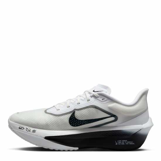 Nike Мъжки Обувки За Бягане Zoom Fly 6 Road Running Shoes Mens Бяло/Черно Nike Мъжки Обувки За Бягане Zoom Fly 6 Road Running Shoes Mens Бяло/Черно