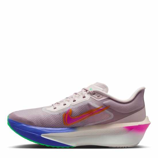 Nike Мъжки Обувки За Бягане Zoom Fly 6 Road Running Shoes Mens ЕК Червено/Зелено 
