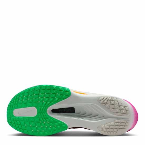 Nike Мъжки Обувки За Бягане Zoom Fly 6 Road Running Shoes Mens ЕК Червено/Зелено 