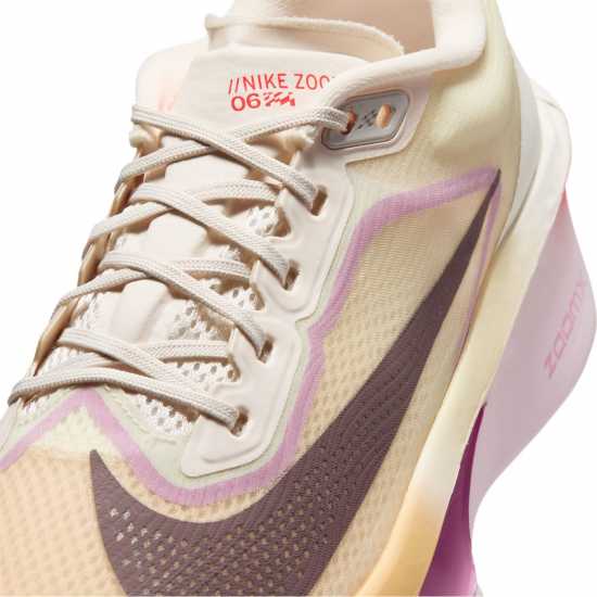 Nike Zoom Fly 6 Road Running Shoes Womens Sail/Orange 
