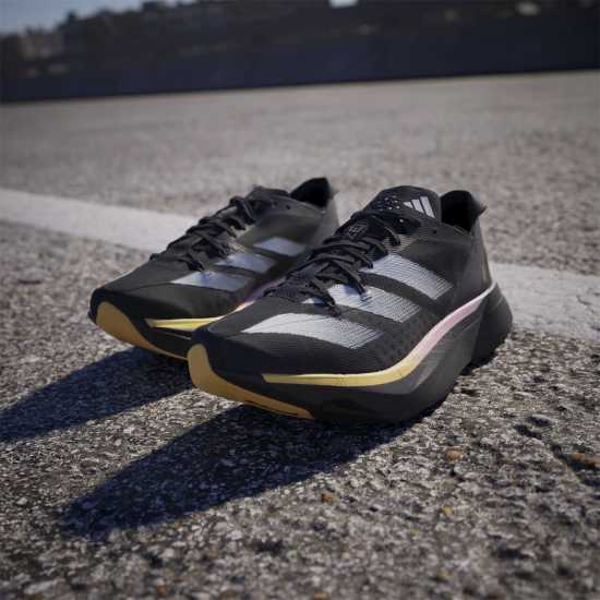 Adidas Women's Adizero Adios Pro Everyday Neutral Road Running Shoe Черно/Мет/Искра 