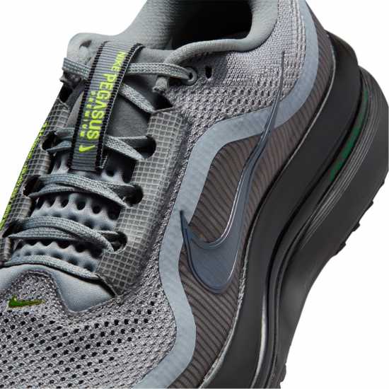 Nike Мъжки Обувки За Бягане Pegasus Premium Running Shoes Mens Grey/Volt 