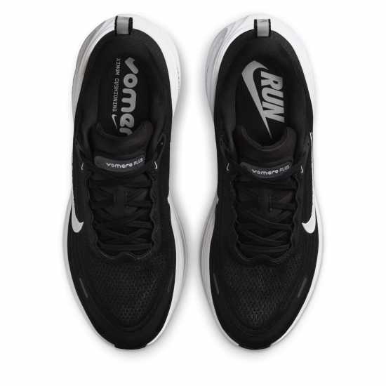 Nike Мъжки Обувки За Бягане Vomero Plus Road Running Shoes Mens Черно/Бяло 