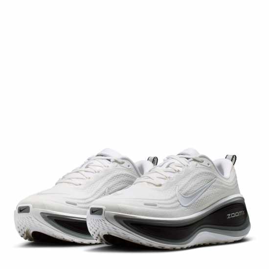 Nike Мъжки Обувки За Бягане Vomero Plus Road Running Shoes Mens White/Silver 