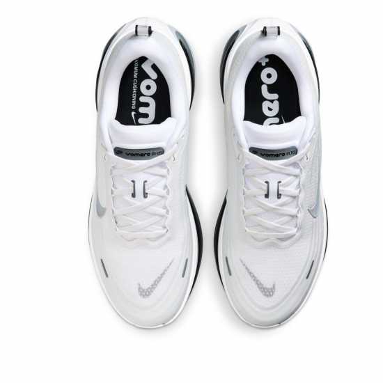 Nike Мъжки Обувки За Бягане Vomero Plus Road Running Shoes Mens White/Silver 