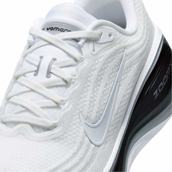 Nike Мъжки Обувки За Бягане Vomero Plus Road Running Shoes Mens White/Silver 
