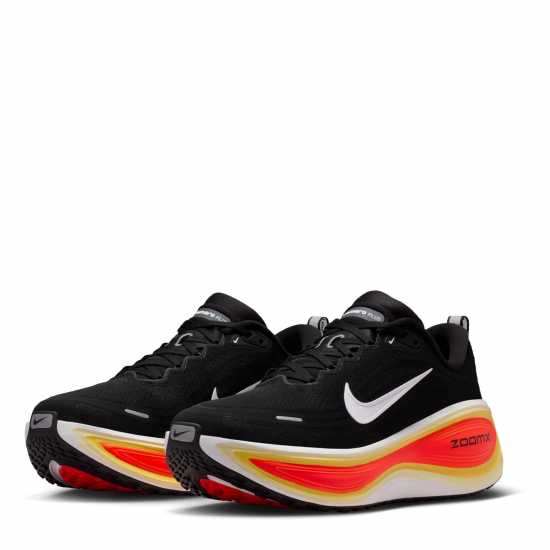 Nike Мъжки Обувки За Бягане Vomero Plus Road Running Shoes Mens Black/Crimson Nike Мъжки Обувки За Бягане Vomero Plus Road Running Shoes Mens Black/Crimson