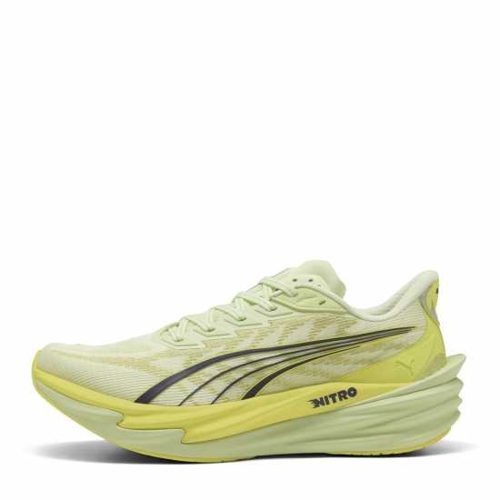 Puma Mens Deviate Nitro 4 Road Running Shoes Spritz/Lux Lime Puma Mens Deviate Nitro 4 Road Running Shoes Spritz/Lux Lime