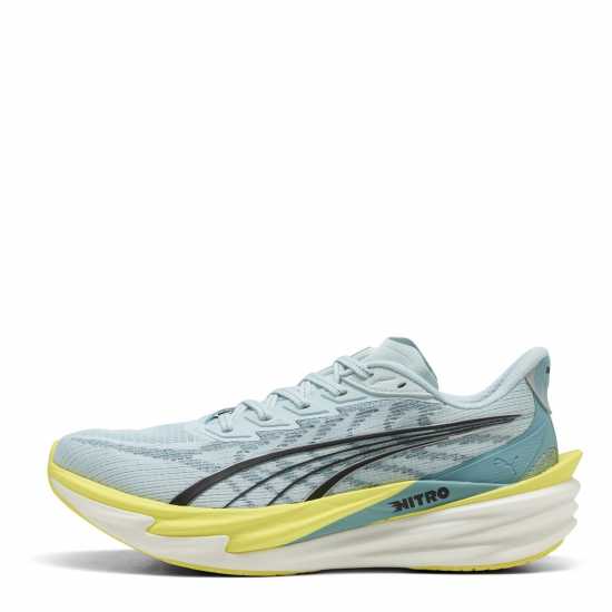 Puma Mens Deviate Nitro 4 Running Shoes Sea Blue 