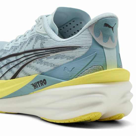 Puma Mens Deviate Nitro 4 Running Shoes Sea Blue 