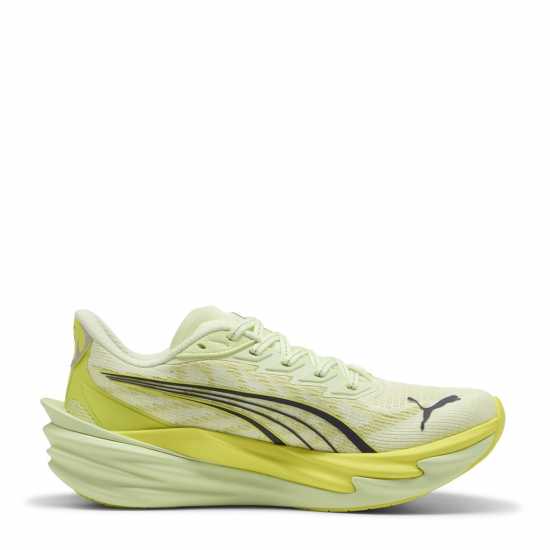 Puma Womens Puma Deviate Nitro 4 Road Running Shoes Spritz/Lux Lime 