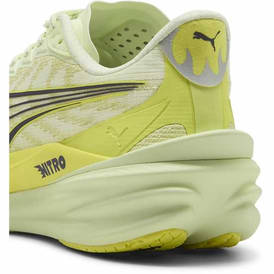 Puma Womens Puma Deviate Nitro 4 Road Running Shoes Spritz/Lux Lime 