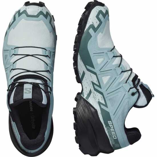 Salomon Shoes Speedcross 6 Gtx W Bllblu/black/to Trail Running Womens  