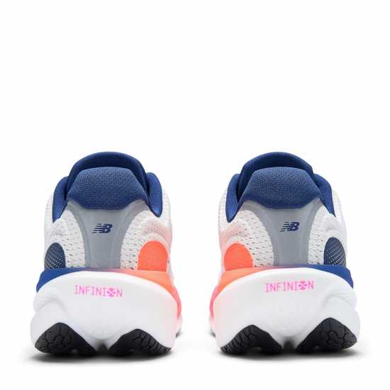 New Balance 1080V15 Road Running Shoes Womens White/Purple 
